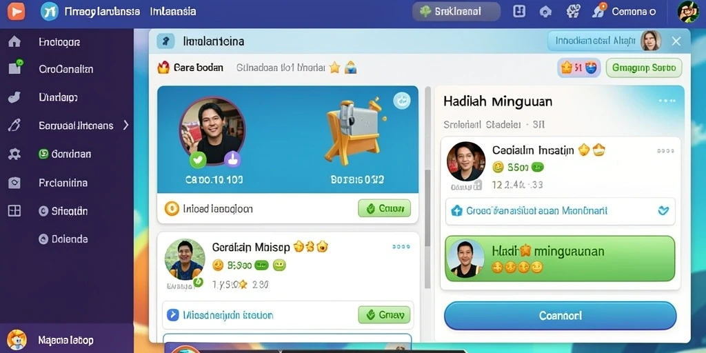 Tampilan antarmuka yang user-friendly dan menarik.