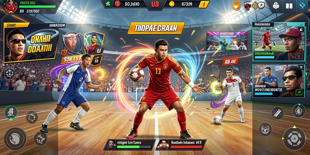 Tampilan awal permainan ALVENDO yang menarik.