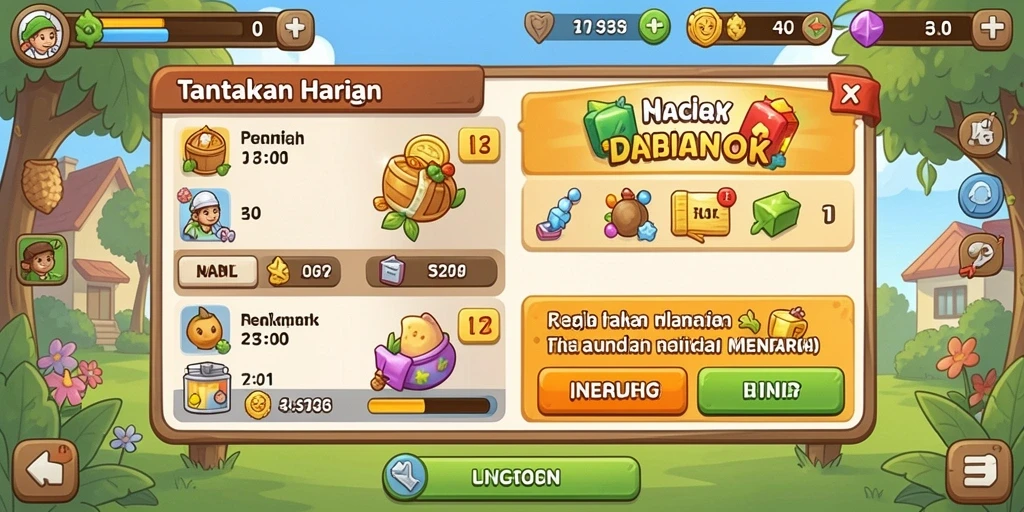 Tampilan antarmuka yang user-friendly dan menarik.