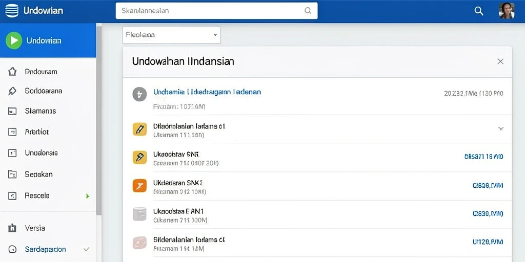 Tampilan antarmuka yang bersih dan mudah dinavigasi.