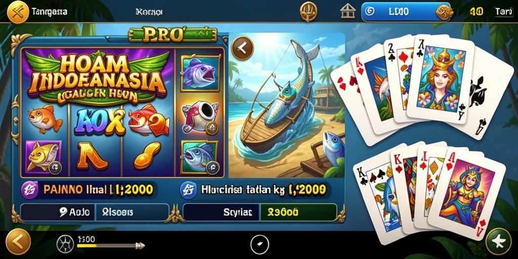 Screenshot menampilkan level pertama dengan grafis yang cerah.