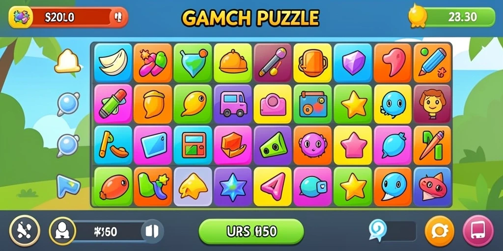 Tampilan utama game yang menarik dan user-friendly.