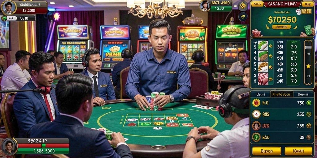 Tampilan antarmuka permainan yang user-friendly.