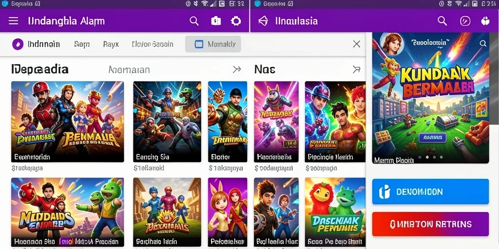 Tampilan antarmuka yang user-friendly.