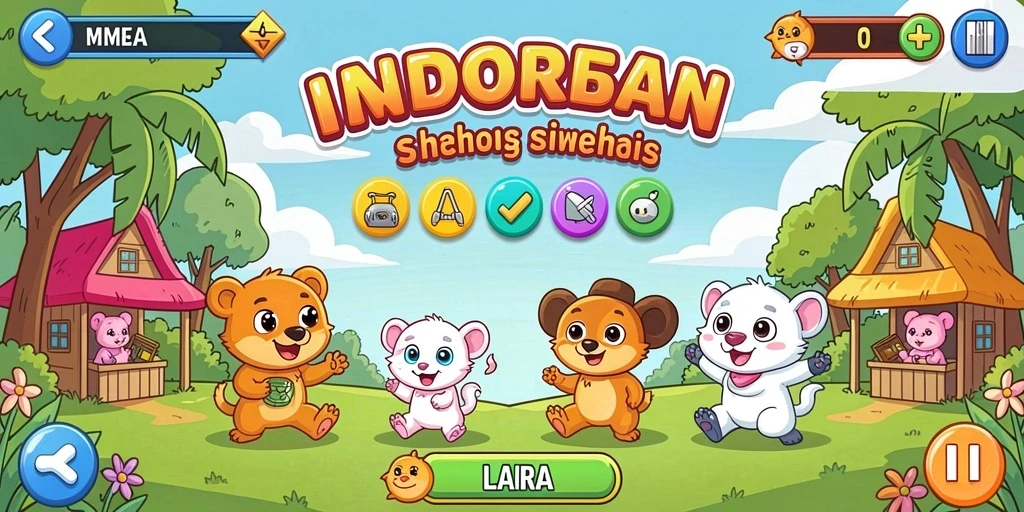 Screenshot menampilkan karakter menarik dalam petualangan.